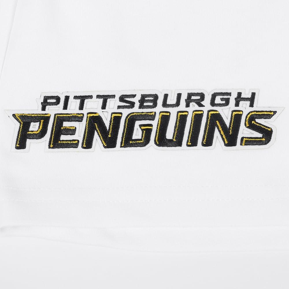 imagePro Standard Womens NHL Classic Chenille Brushed Back French Terry Fleece ShortWhite