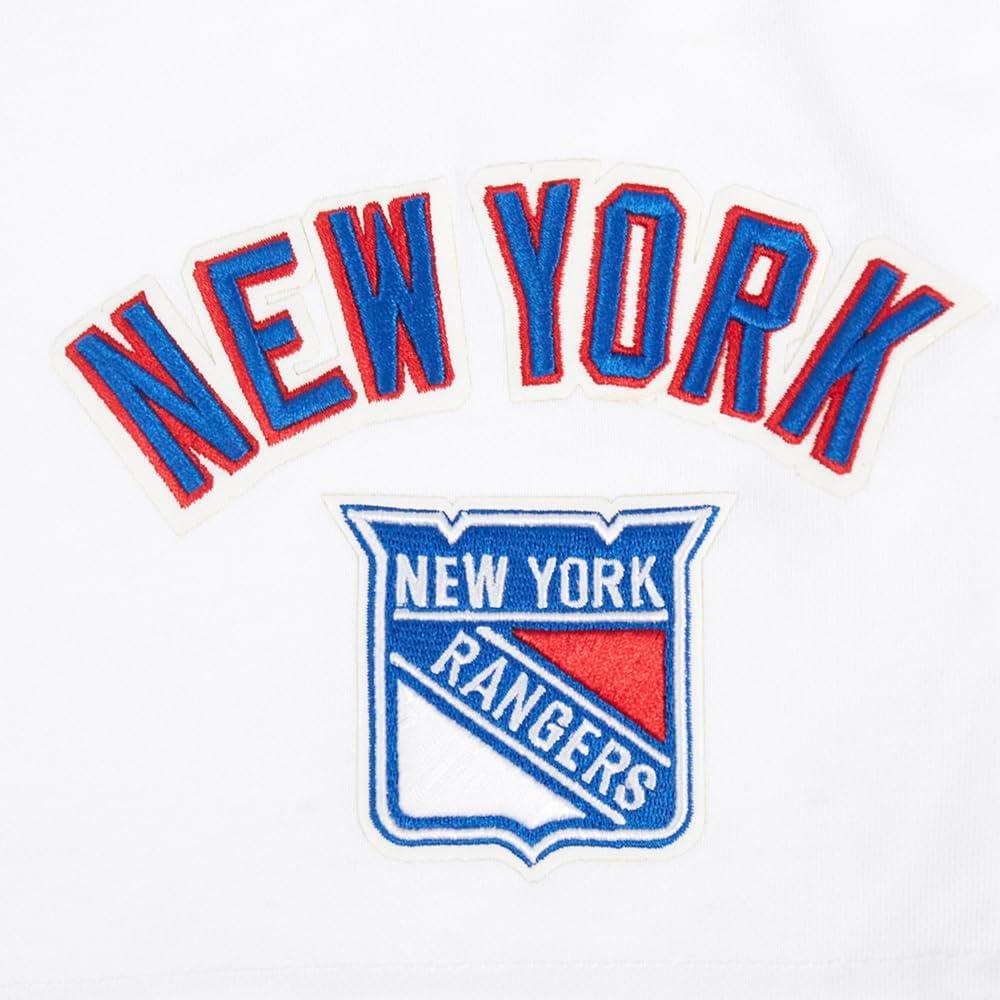 imagePro Standard Womens NHL Classic Chenille Brushed Back French Terry Fleece ShortWhite