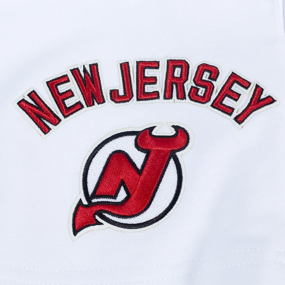 imagePro Standard Womens NHL Classic Chenille Brushed Back French Terry Fleece ShortWhite