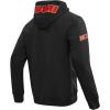 Pro Standard Men’s NBA Miami Heat Classic Chenille Full Zip Hoodie(Black)