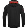 Pro Standard Men’s NBA Miami Heat Classic Chenille Full Zip Hoodie(Black)
