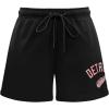 Pro Standard Womens NHL Classic Chenille Brushed Back French Terry Fleece Short(Black)