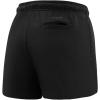 Pro Standard Womens NHL Classic Chenille Brushed Back French Terry Fleece Short(Black)
