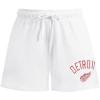 Pro Standard Womens NHL Classic Chenille Brushed Back French Terry Fleece Short(White)