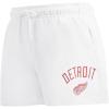 Pro Standard Womens NHL Classic Chenille Brushed Back French Terry Fleece Short(White)