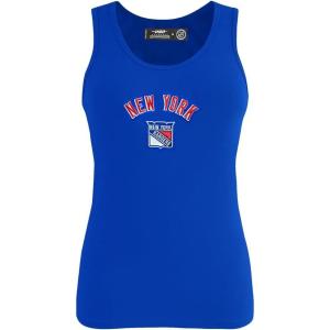 Pro Standard NHL Womens Pro Standard Womens NHL Classic Chenille Cotton Tank Top(Royal Blue)