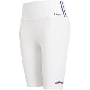 Pro Standard Womens NHL Classic Chenille Cotton Span Bike Short(White)