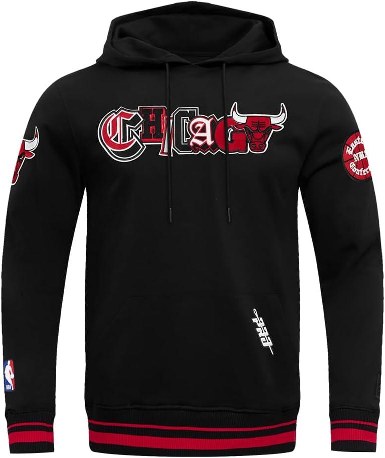 imagePro Standard Mens NBA City Ransom Pull Over HoodieBlackRedBlack