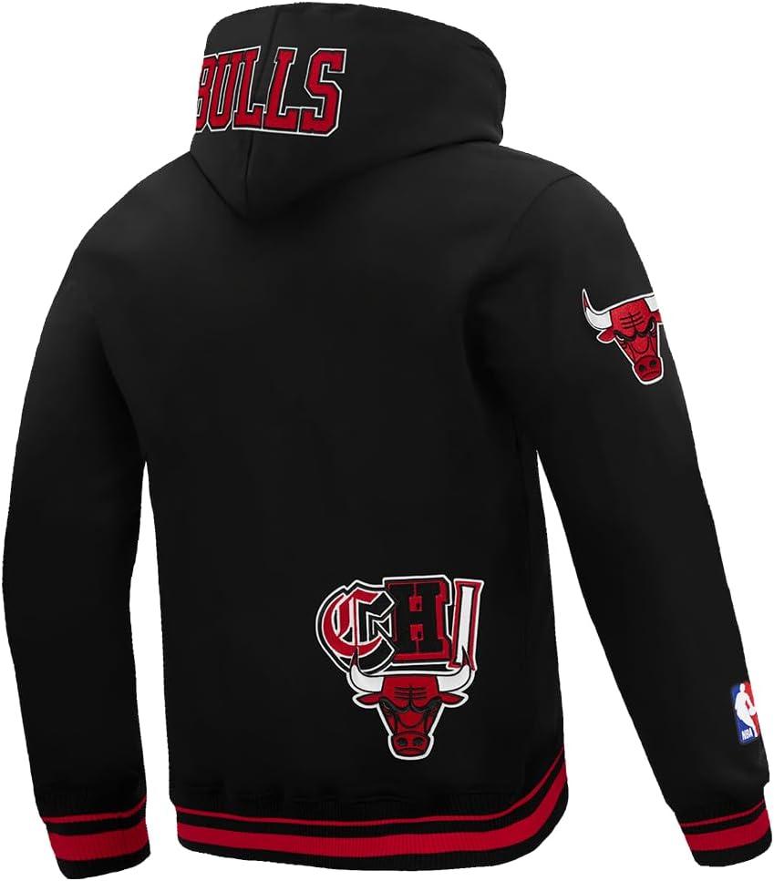 imagePro Standard Mens NBA City Ransom Pull Over HoodieBlackRedBlack