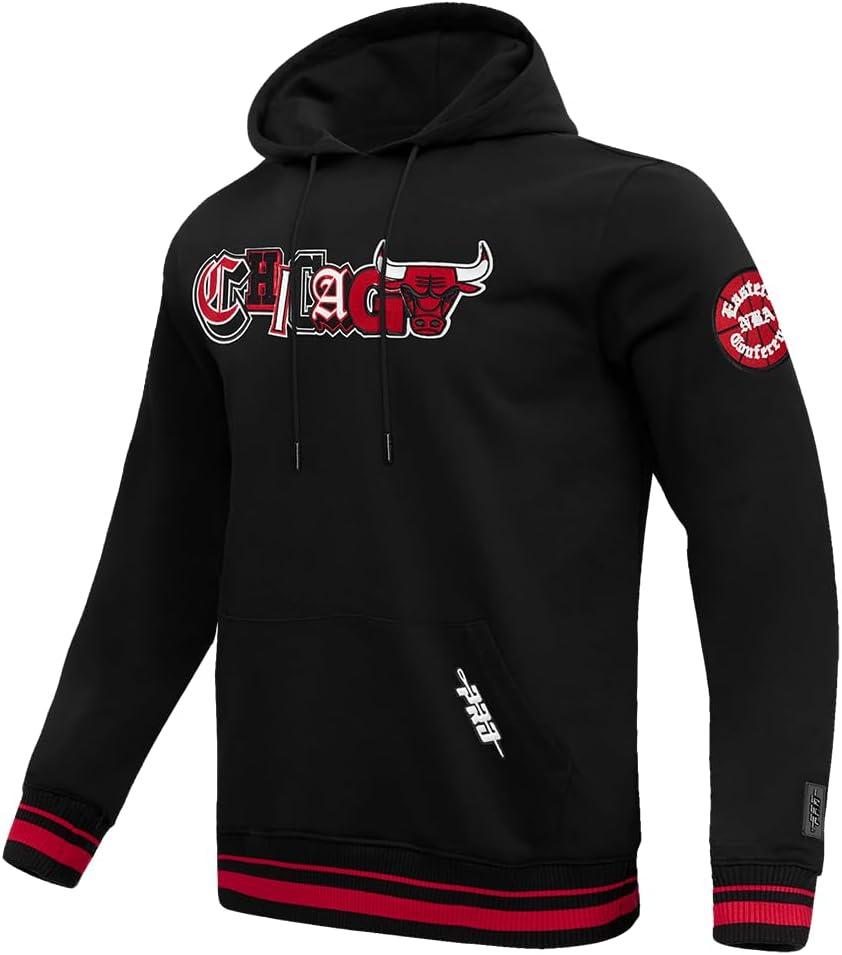 imagePro Standard Mens NBA City Ransom Pull Over HoodieBlackRedBlack