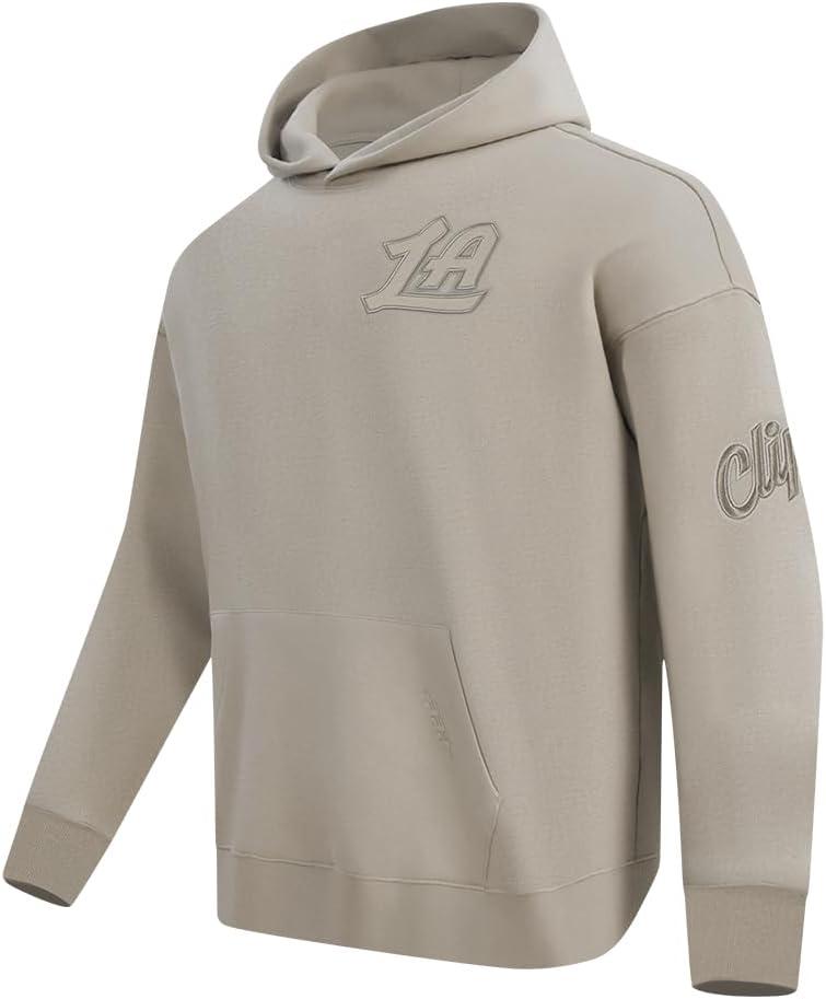 imagePro Standard Mens NBA Los Angeles Clippers Neutral Pull Over Hoodie Taupe S