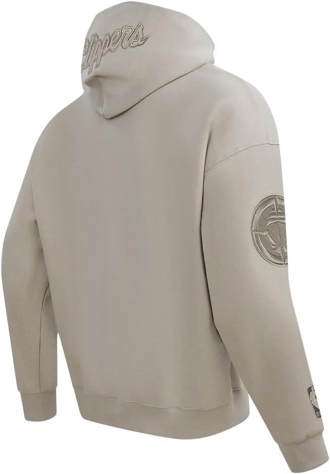 imagePro Standard Mens NBA Los Angeles Clippers Neutral Pull Over Hoodie Taupe S