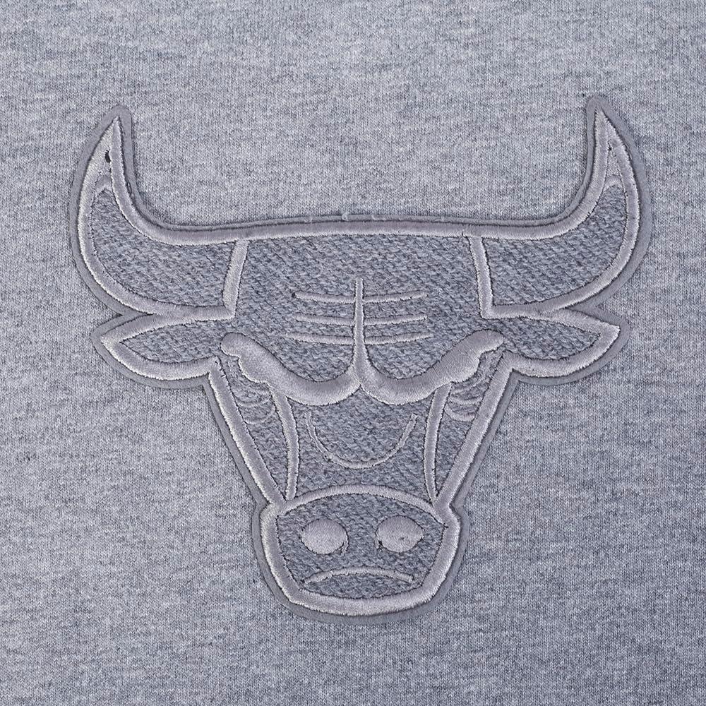 imagePro Standard NBA Mens Mens NBA Reverse French Terry Cotton Short Sleeve TeeDark Heather Gray