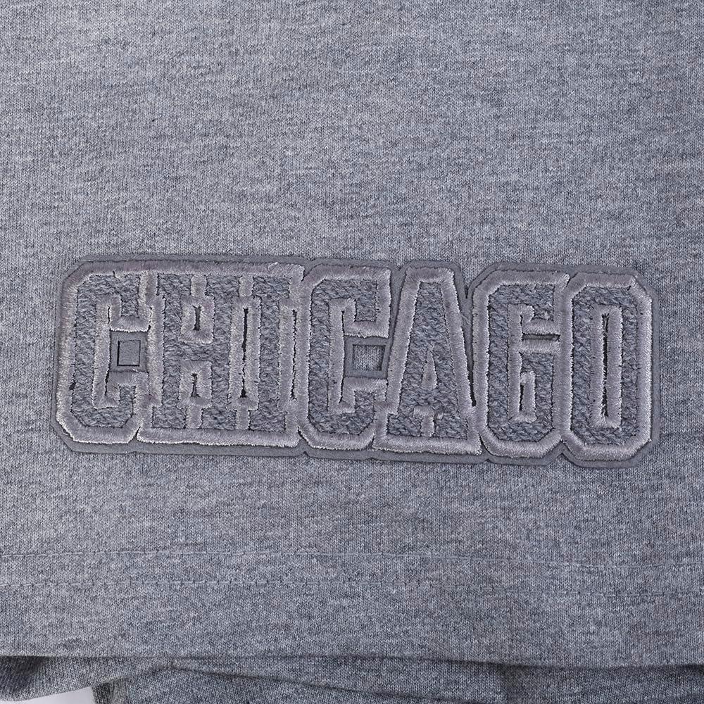 imagePro Standard NBA Mens Mens NBA Reverse French Terry Cotton Short Sleeve TeeDark Heather Gray