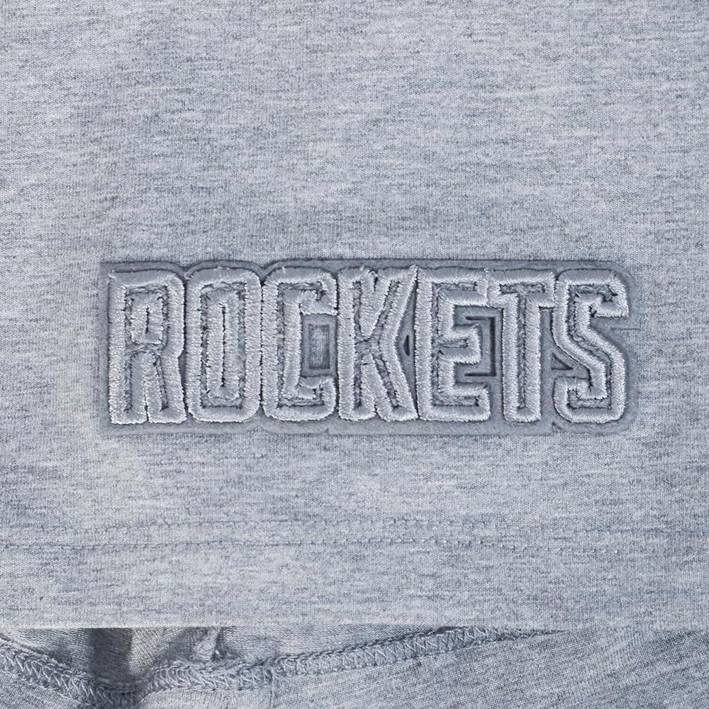 imagePro Standard NBA Womens Womens NBA Reverse French Terry Cotton Short Sleeve Boxy TeeDark Heather Gray
