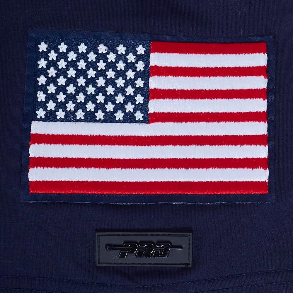 imagePro Standard National Teams Mens Mens Ussf Classic Chenille Cotton Short Sleeve TeeMidnight Navy