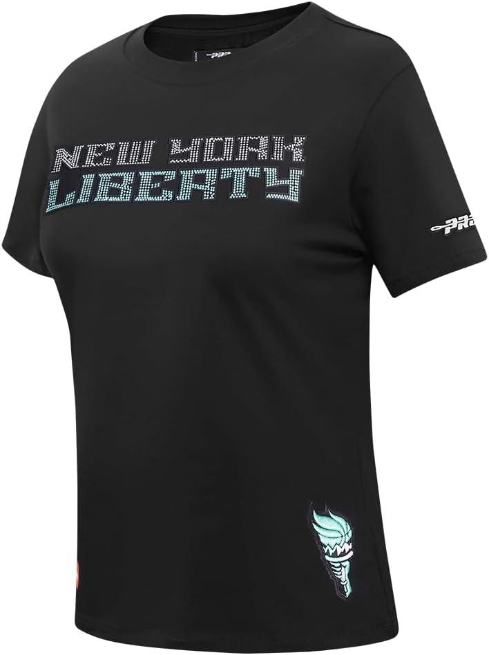 imagePro Standard WNBA Womens Womens WNBA Jewels Cotton Short Sleeve Slim TeeBlack