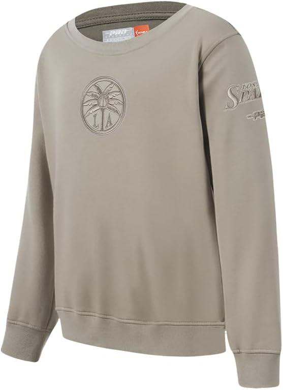 imagePro Standard WNBA boys Big Boys Wnba Neutral Fleece Crewneck SweatshirtTaupe