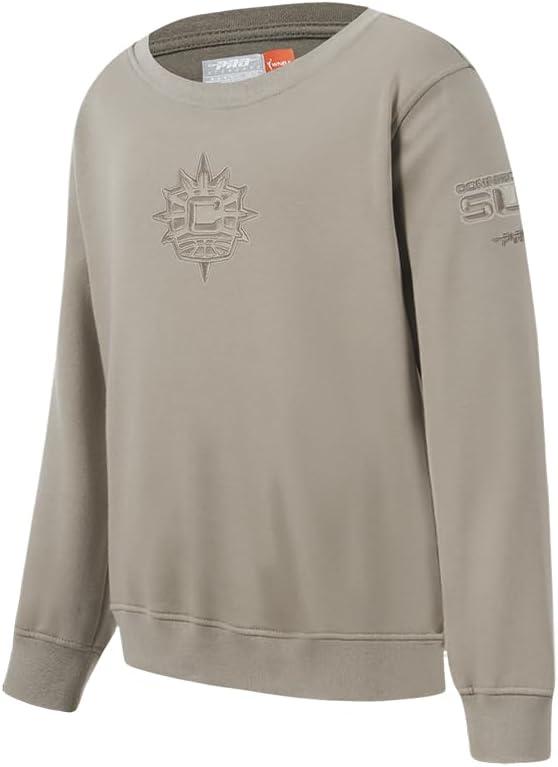 imagePro Standard WNBA boys Big Boys Wnba Neutral Fleece Crewneck SweatshirtTaupe
