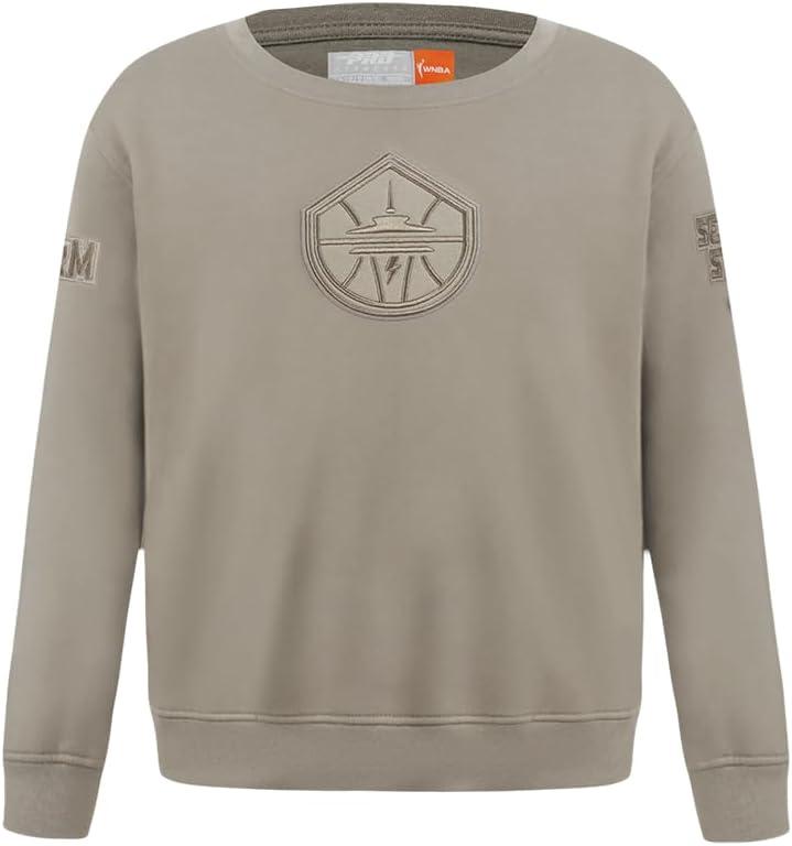 imagePro Standard WNBA boys Big Boys Wnba Neutral Fleece Crewneck SweatshirtTaupe