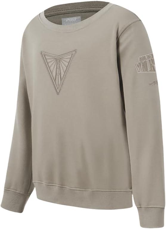 imagePro Standard WNBA boys Big Boys Wnba Neutral Fleece Crewneck SweatshirtTaupe