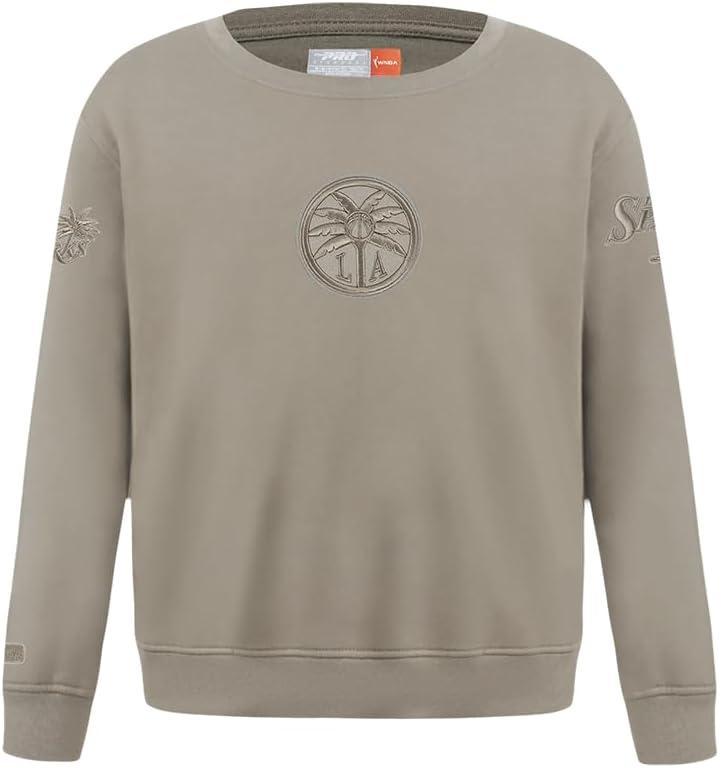 imagePro Standard WNBA boys Big Boys Wnba Neutral Fleece Crewneck SweatshirtTaupe
