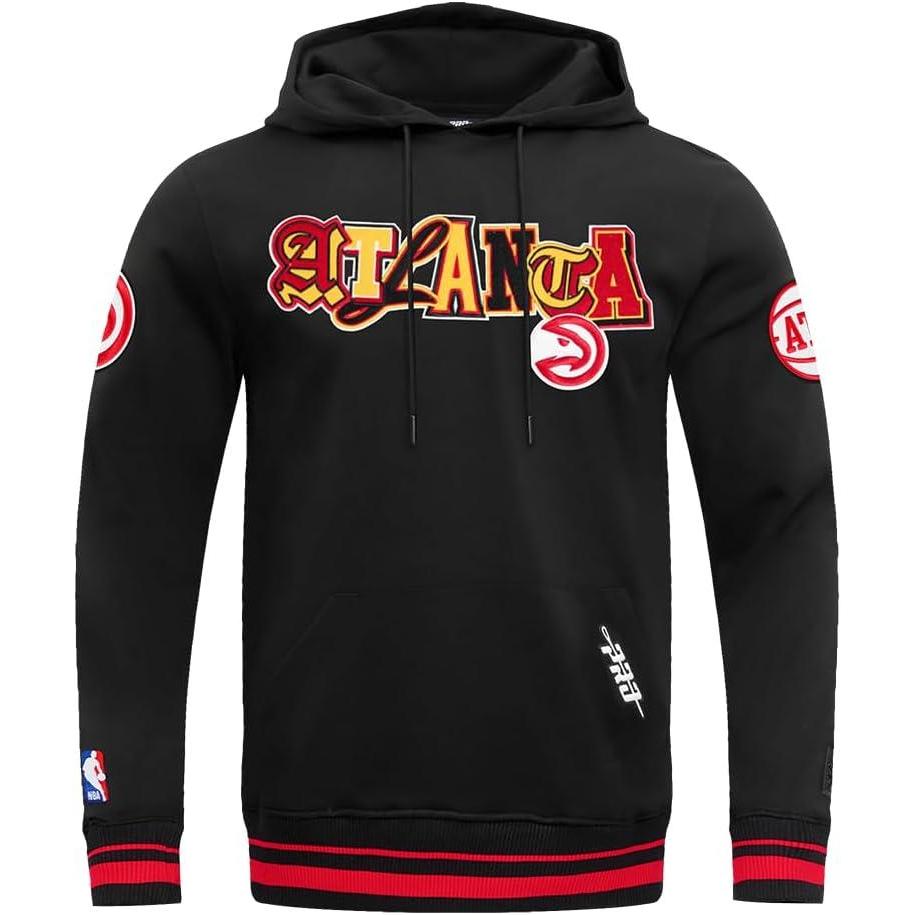 imagePro Standard Mens NBA City Ransom Pull Over HoodieBlackRedBlack