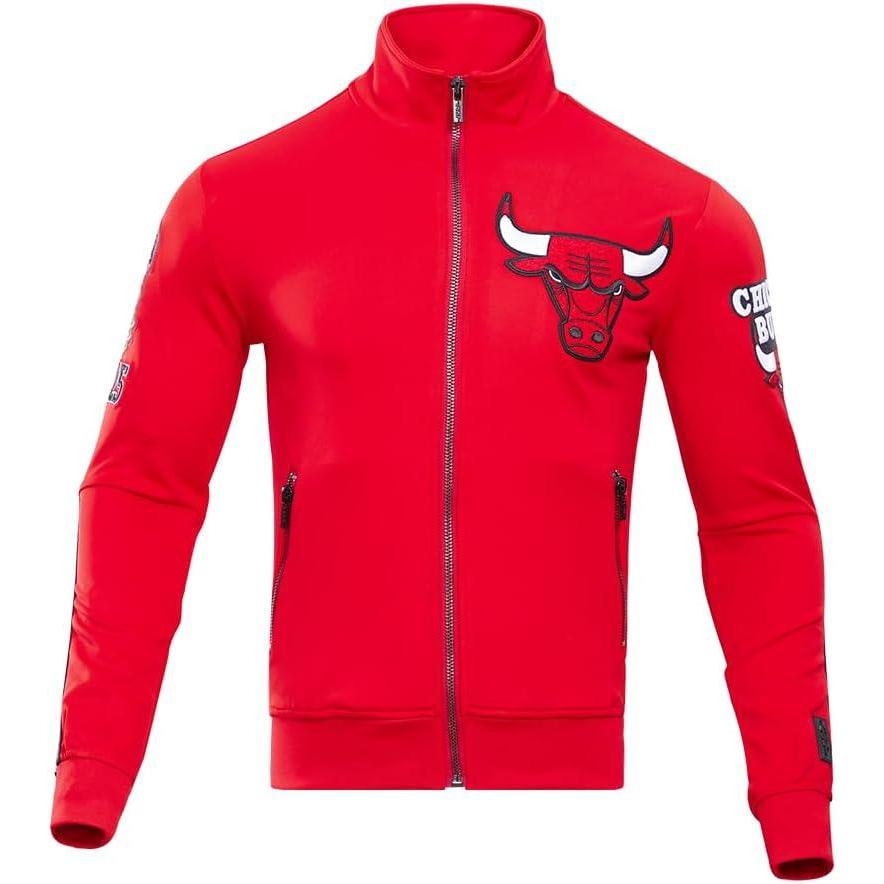 imagePro Standard Mens NBA Classic Track Double Knit Track JacketRed