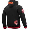Pro Standard Mens NBA City Ransom Pull Over Hoodie(Black/Red/Black)