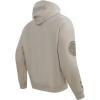 Pro Standard Mens NBA Los Angeles Clippers Neutral Pull Over Hoodie Taupe S