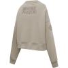 Pro Standard NHL womens Womens Nhl Neutral Brushed Back French Terry Crewneck Sweatshirt(Taupe)