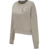 Pro Standard NHL womens Womens Nhl Neutral Brushed Back French Terry Crewneck Sweatshirt(Taupe)