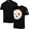Pro Standard Men’s NFL Mash Up T-Shirt(Pittsburgh Steelers  Black)