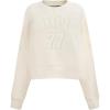 Pro Standard Womens NBA Los Angeles Lakers Luka Doncic #77 Neutral Player Crewneck Sweatshirt Eggshell Xs
