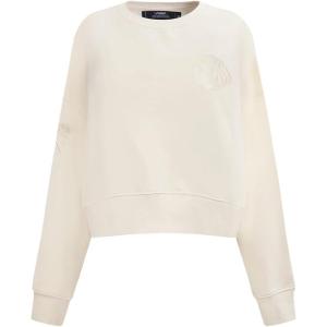 Pro Standard NHL womens Womens Nhl Neutral Brushed Back French Terry Crewneck Sweatshirt(Eggshell)
