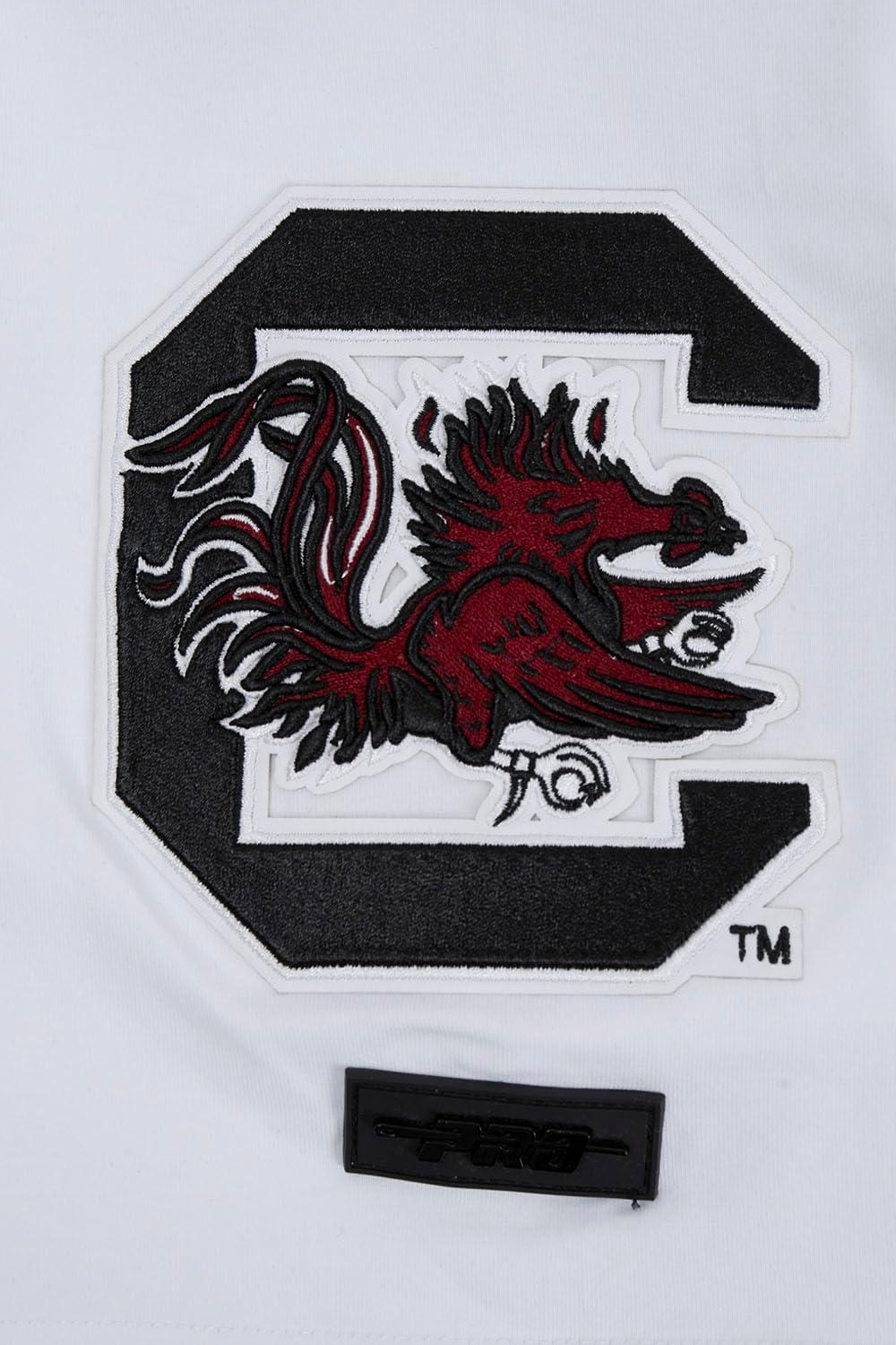 imageMens College University of South Carolina College Classic Chenille Short Sleeve Tee White 2XL