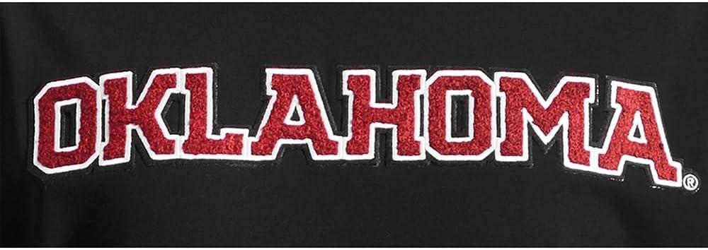 imagePro Standard Mens University of Oklahoma Classic Chenille Short Sleeve Tee Black 2XL