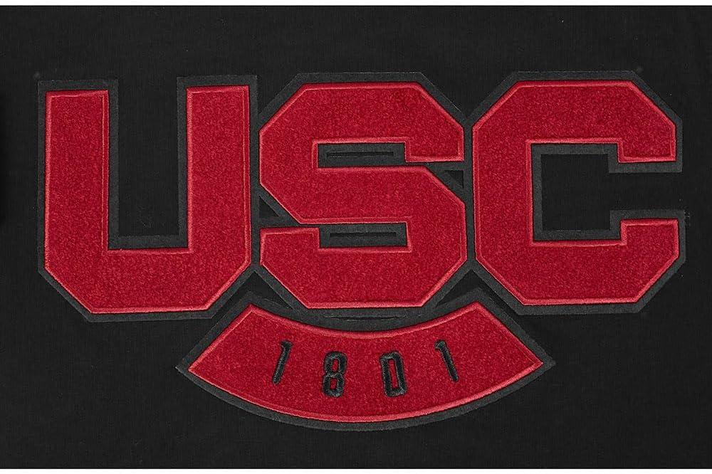 imagePro Standard Mens University of South Carolina Classic Chenille Short Sleeve Tee Black 2XL