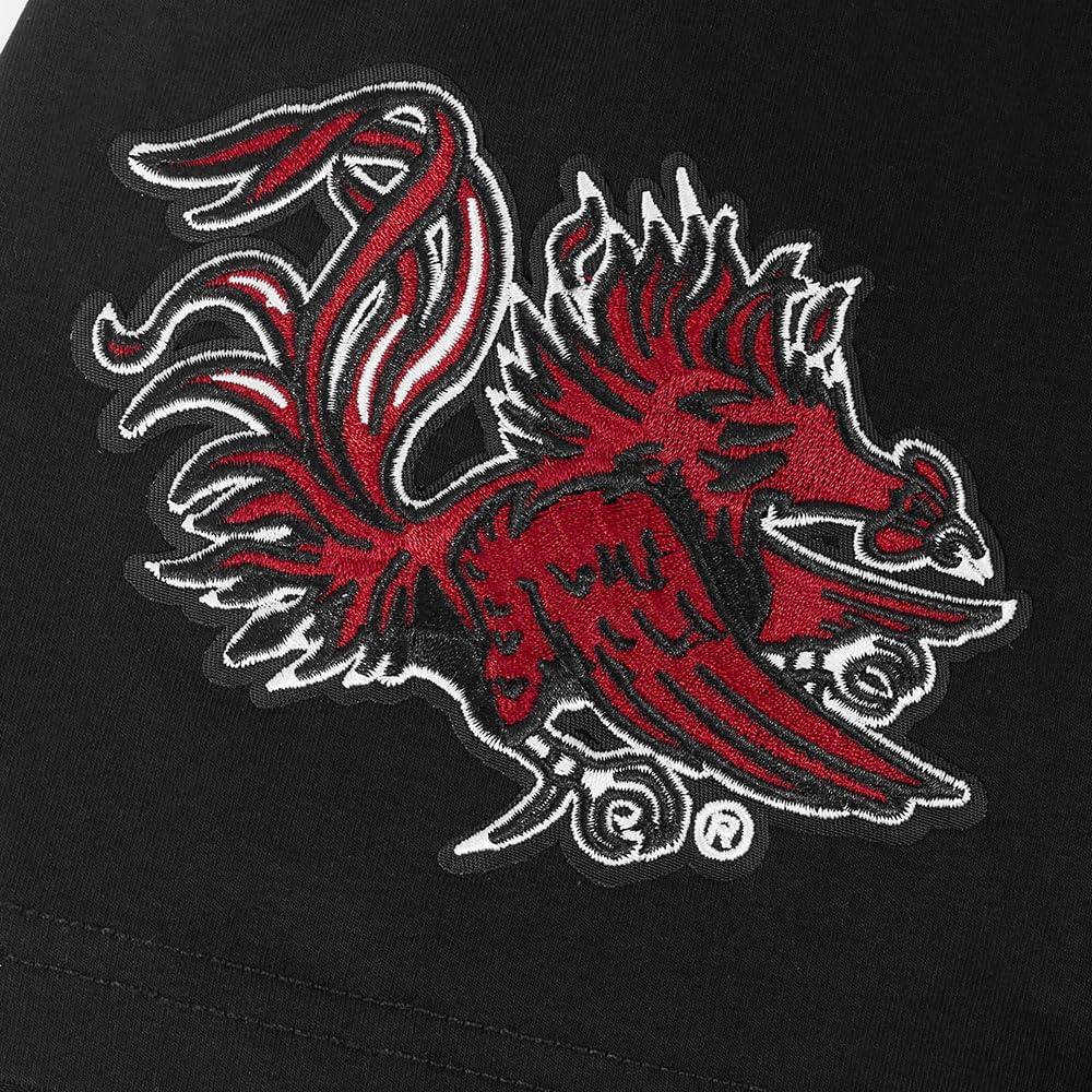 imagePro Standard Mens University of South Carolina Classic Chenille Short Sleeve Tee Black 2XL