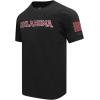 Pro Standard Mens University of Oklahoma Classic Chenille Short Sleeve Tee Black 2XL