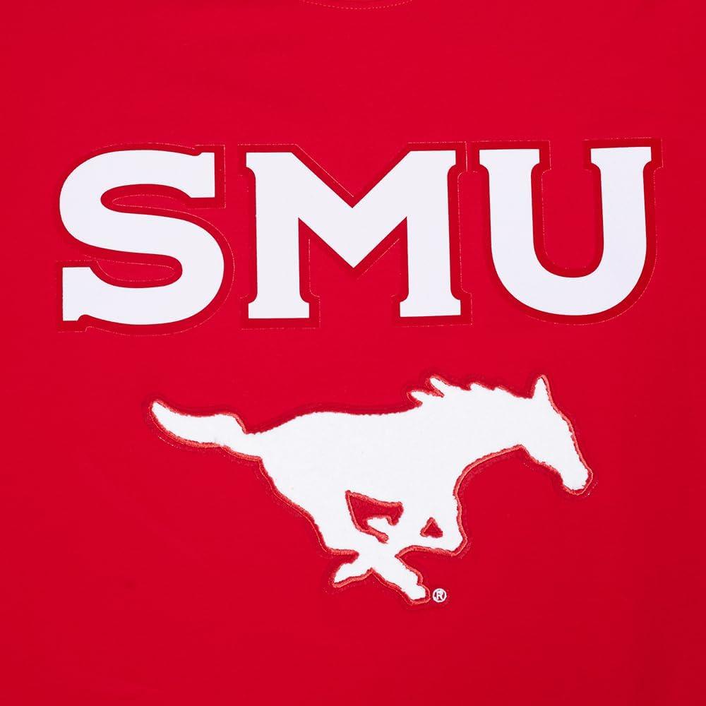 imagePro Standard Mens Southern Methodist University Classic Chenille Short Sleeve Tee Red S