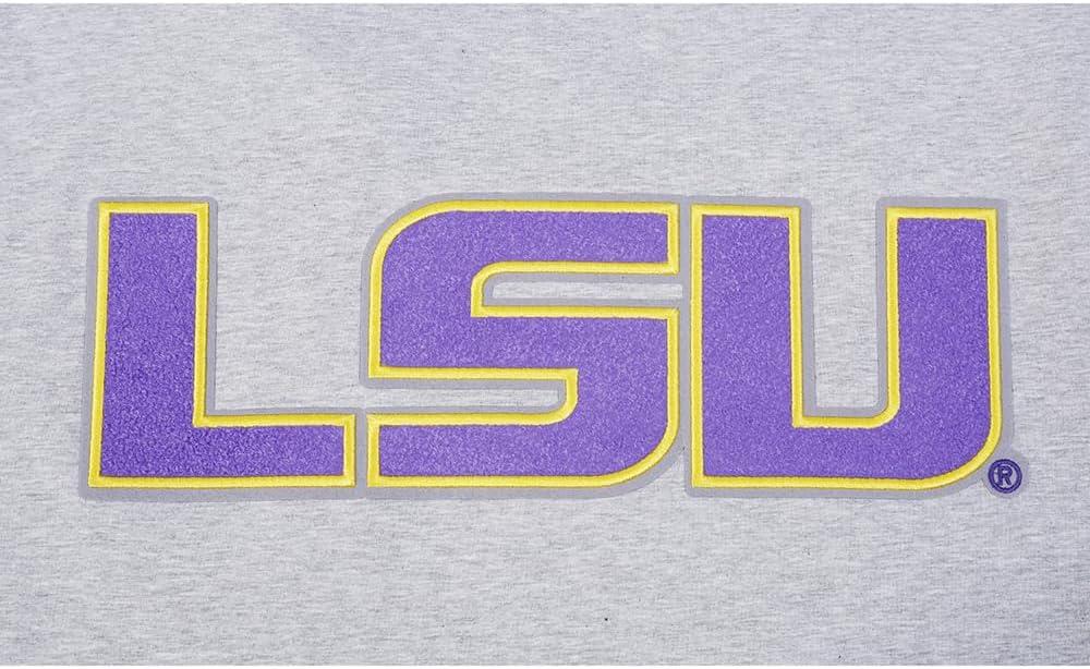 imageMens NCAA LSU Tigers Classic Chenille Short Sleeve Tee Heather Grey L