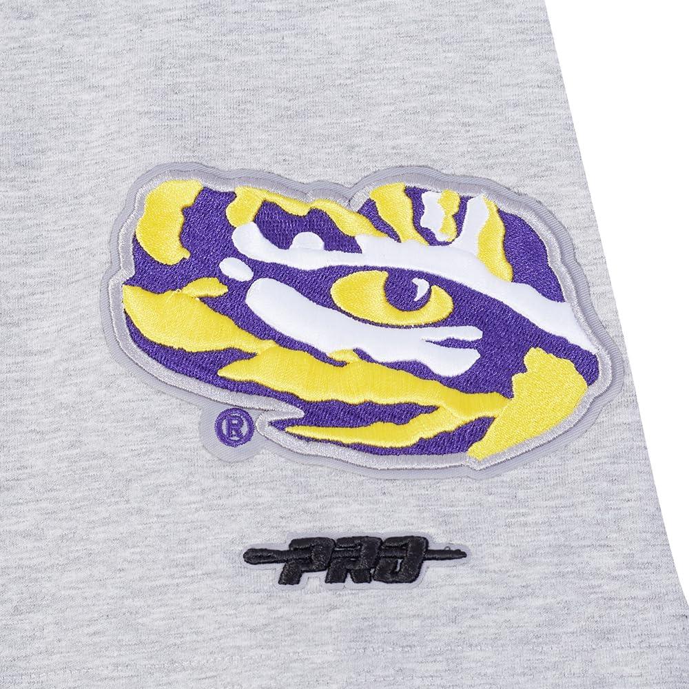 imageMens NCAA LSU Tigers Classic Chenille Short Sleeve Tee Heather Grey L