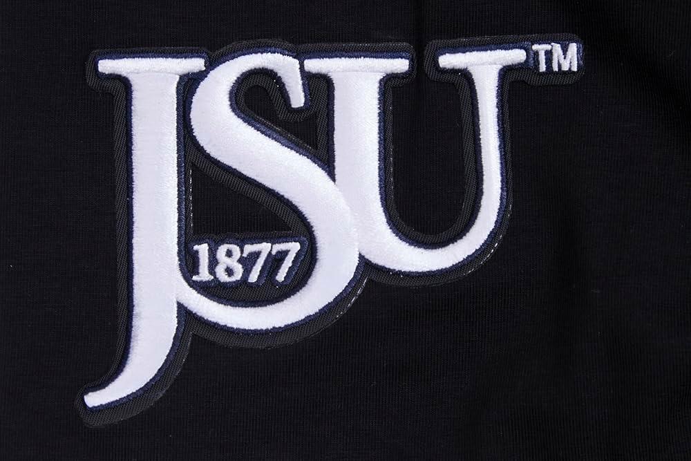 imagePro Standard Mens Jackson State University Classic Chenille Short Sleeve Tee Black M