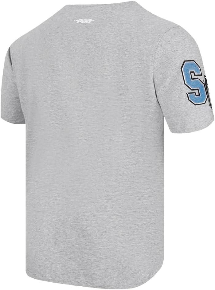 imagePro Standard Mens Pro Standard Mens College Classic Chenille Short Sleeve TeeHeather Grey