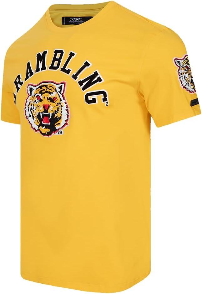 imagePro Standard Mens Pro Standard Mens College Classic Chenille Short Sleeve TeeYellow