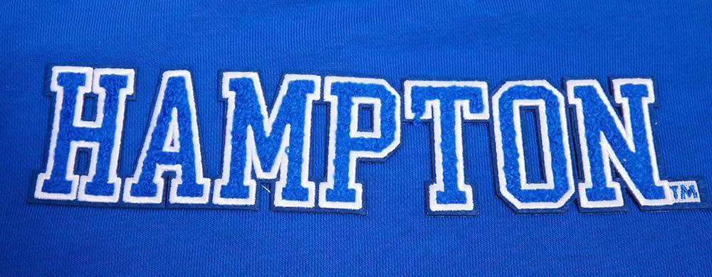 imagePro Standard Womens College Hampton University College Classic Essentials Crewneck Sweatshirt Royal Blue 2XL