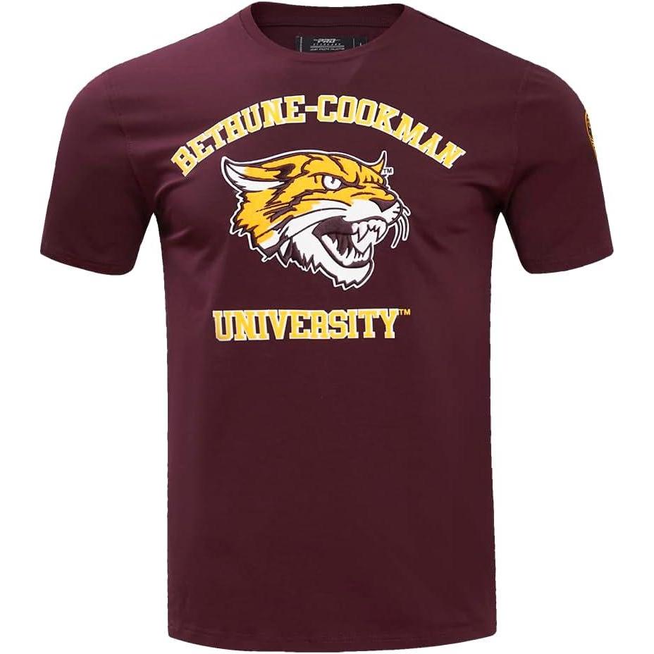 imagePro Standard Mens Pro Standard Mens College Classic Chenille Short Sleeve TeeWine