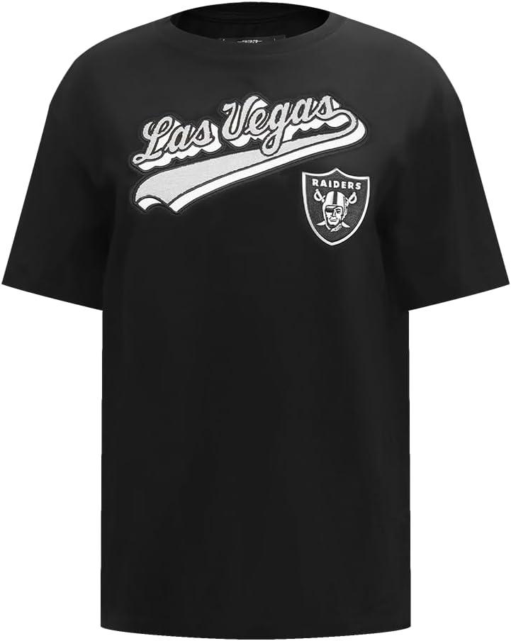 imagePro Standard Womens NFL Script Tail Bf TeeBlack