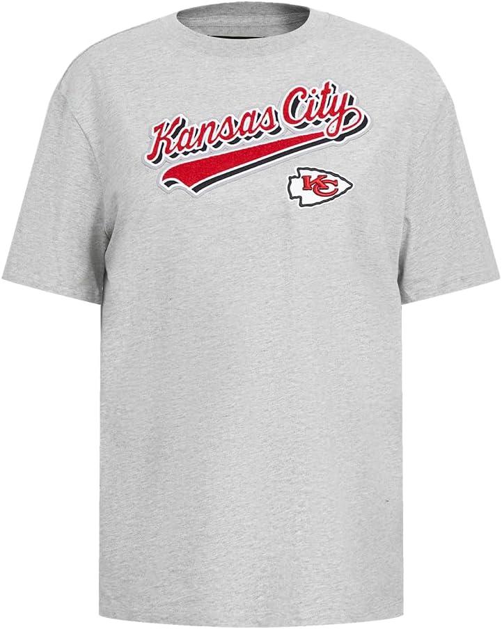 imagePro Standard Womens NFL Script Tail Bf TeeHeather Grey